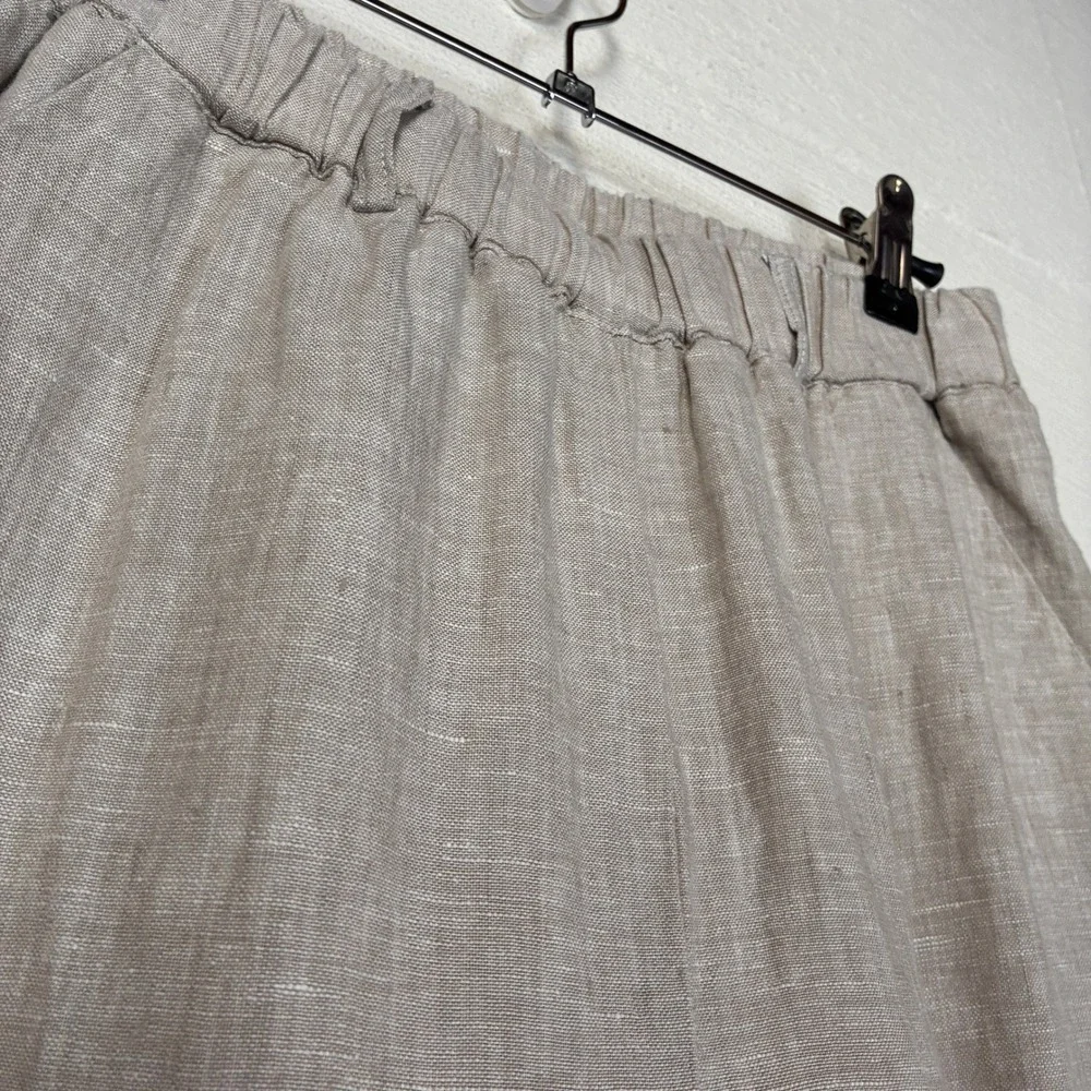 Quince Womens 100% European Linen Pants Size XS Flax Pull On